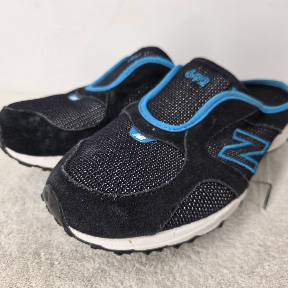 New Balance 925 Women's SIZE 8 B Sport Black Blue Slip-on Comfort Mule Shoes - Picture 2 of 16